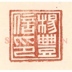 明 王常辑 印谱《杨丰信印》篆刻印章作品图片欣赏