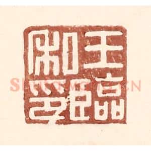 明 王常辑 印谱《王临私印》篆刻印章作品图片欣赏