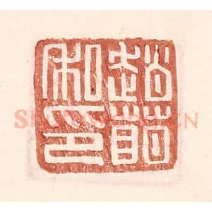明 王常辑 印谱《赵萌私印》篆刻印章作品图片欣赏